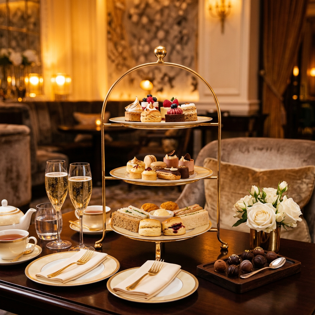 Afternoon tea at London Hotel