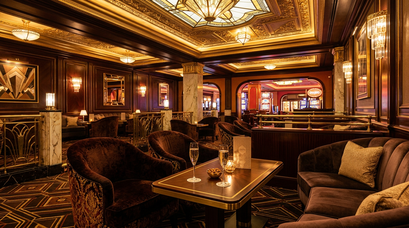 The Terrace Room — relaxed gaming lounge