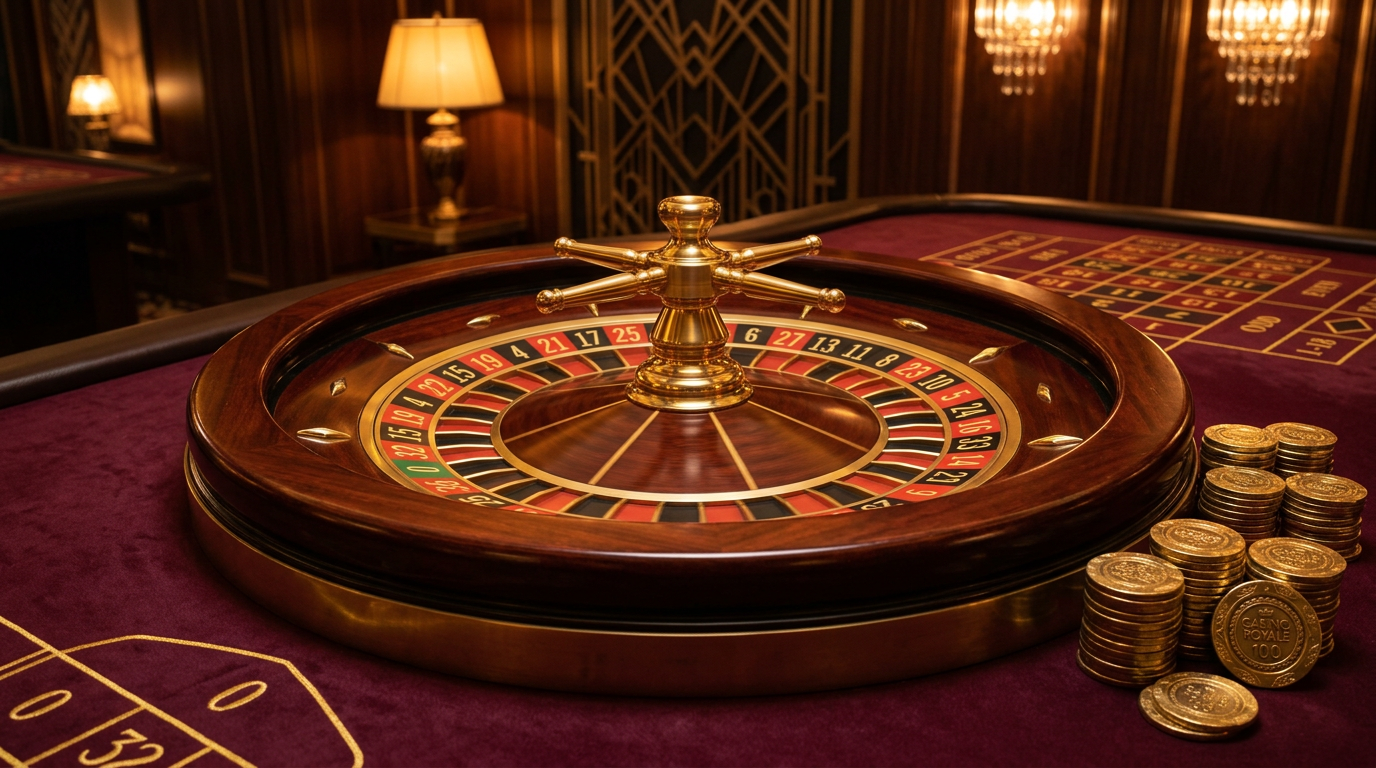 Premium roulette wheel at London Hotel casino