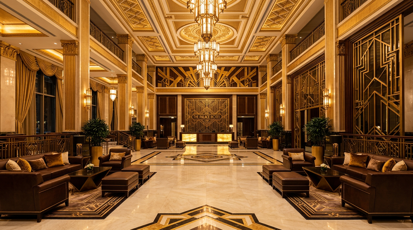 London Hotel grand lobby