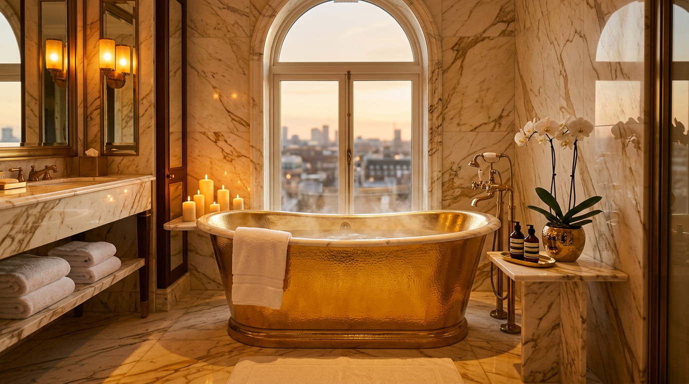 Luxury bathroom suite